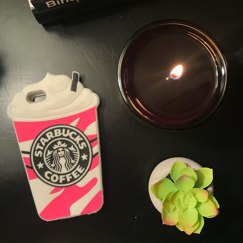 PINK STARBUCKS FRAPPE IPHONE 6 CASE 💘